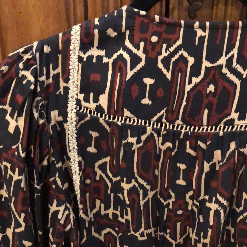 Anthropologie Maeve Veda Embroidered Blouse - Picture 5 of 13